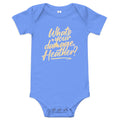 What's Your Damage, Heather? Kid's Onesie
