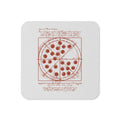 Vitruvian Pizza Coaster