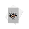Mixed Martial Arts and Crafts Greeting Card