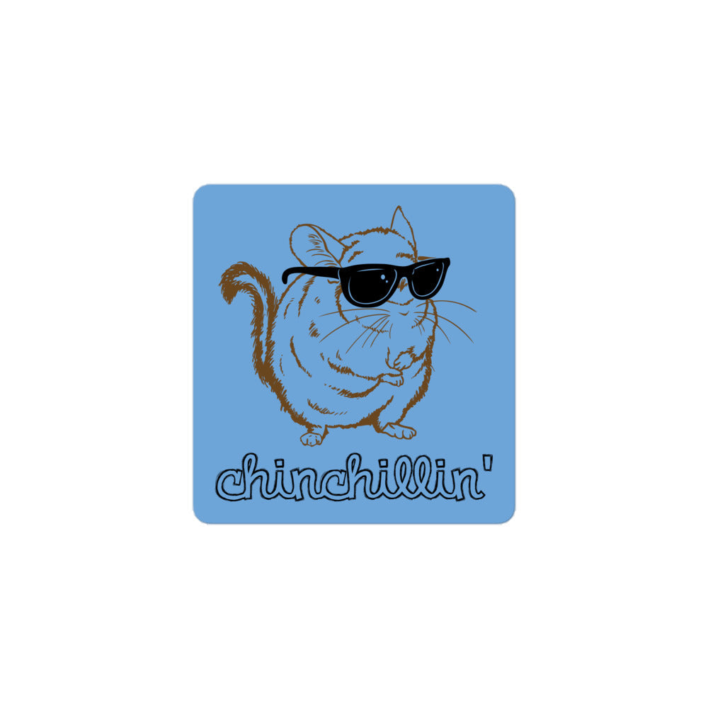 Chinchillin Sticker