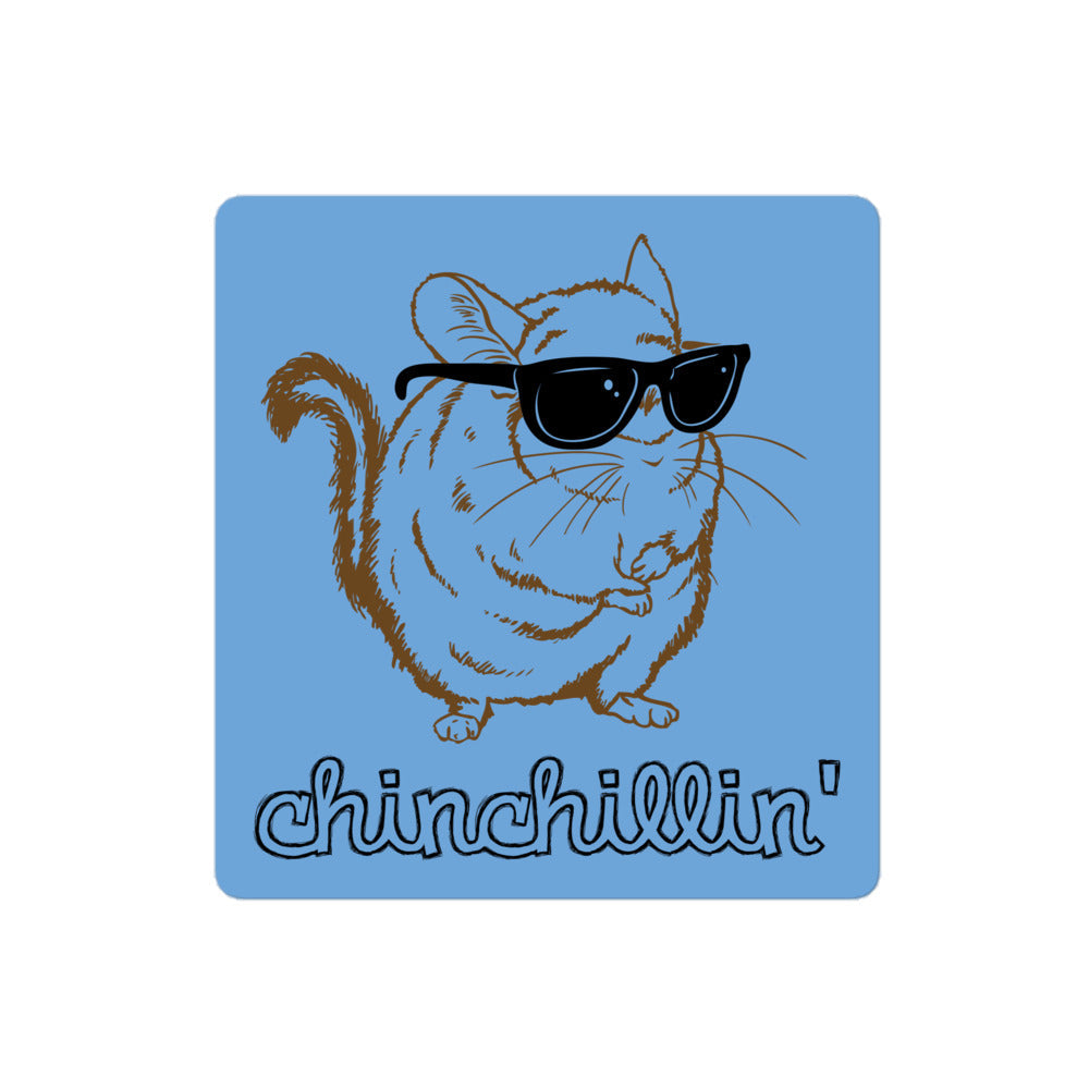 Chinchillin Sticker