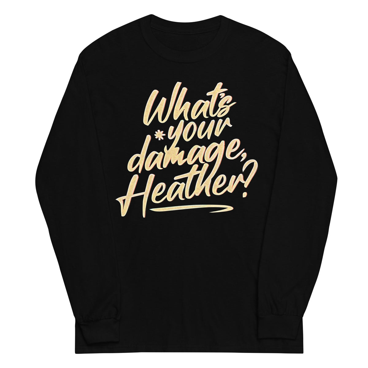 What's Your Damage, Heather? Unisex Long Sleeve Tee product image 2