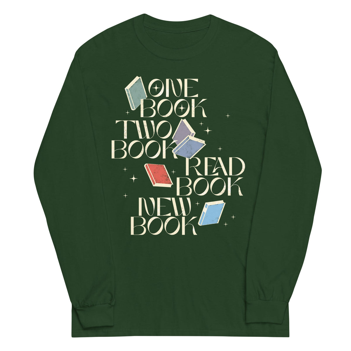One Book Two Read New Unisex Long Sleeve Tee product image 4