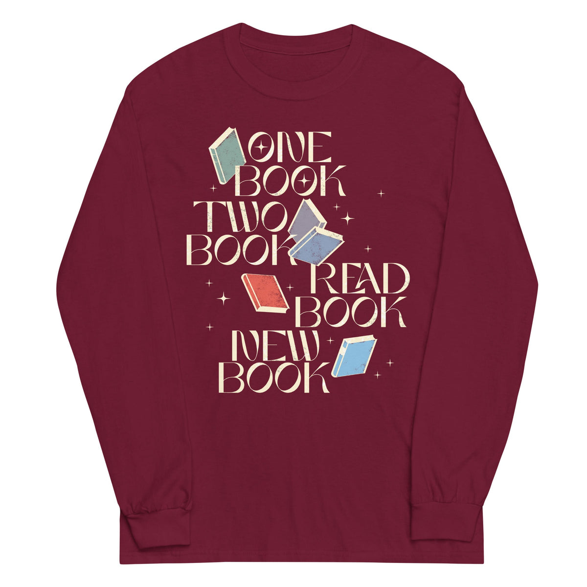 One Book Two Read New Unisex Long Sleeve Tee product image 3