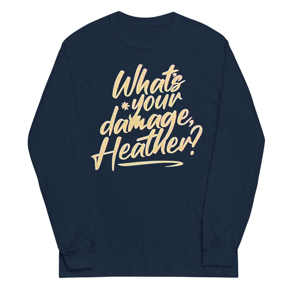 What's Your Damage, Heather? Unisex Long Sleeve Tee product image 3