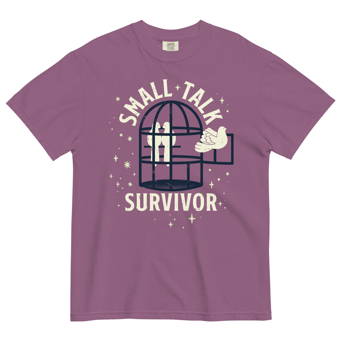 Small Talk Survivor Men's Relaxed Fit Tee product image 3
