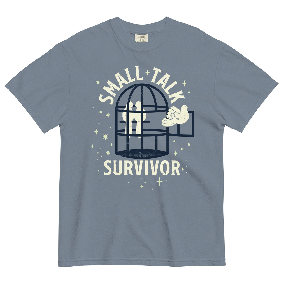 Small Talk Survivor Men's Relaxed Fit Tee product image 1