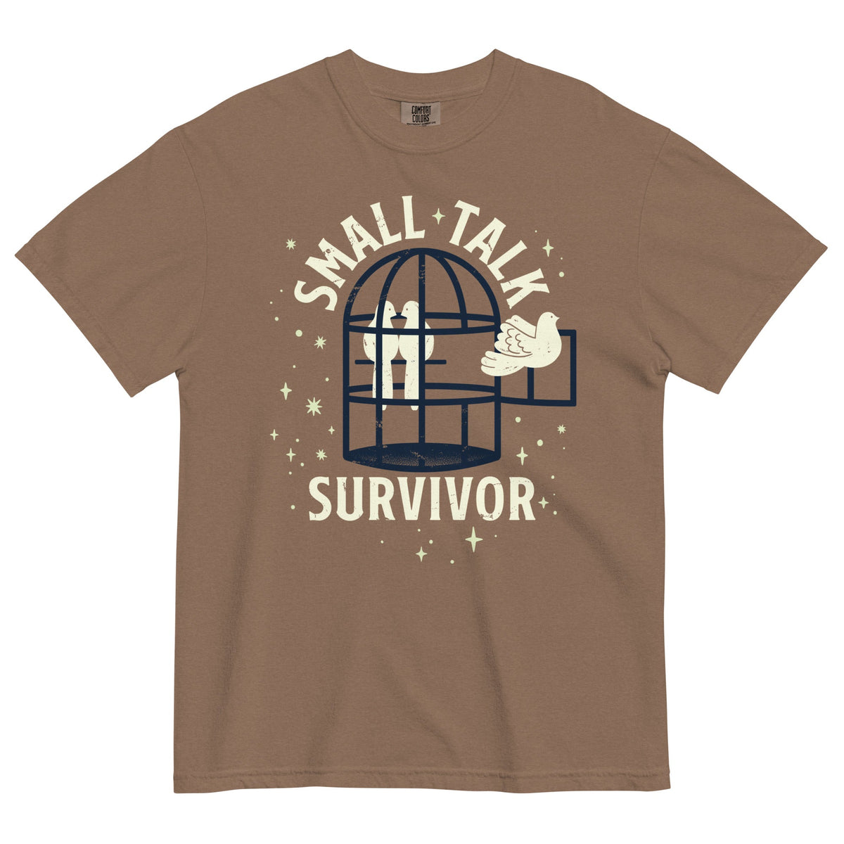 Small Talk Survivor Men's Relaxed Fit Tee product image 4