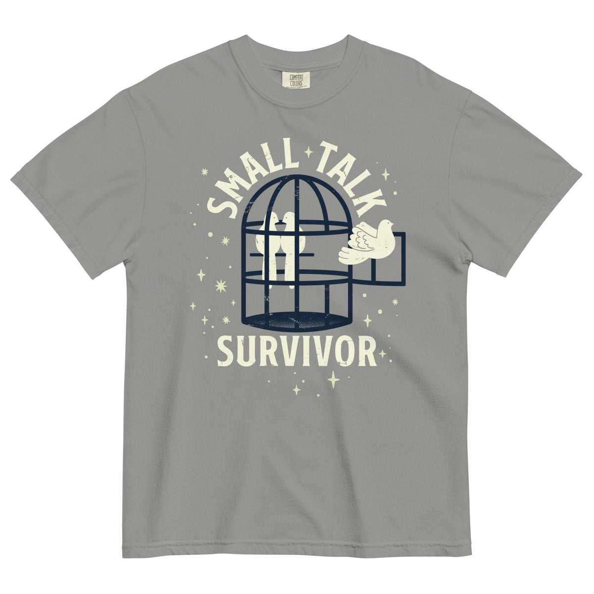 Small Talk Survivor Men's Relaxed Fit Tee product image 6