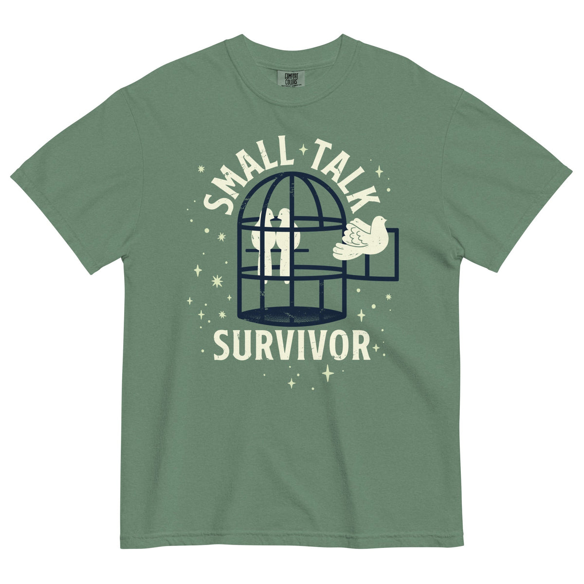 Small Talk Survivor Men's Relaxed Fit Tee product image 5