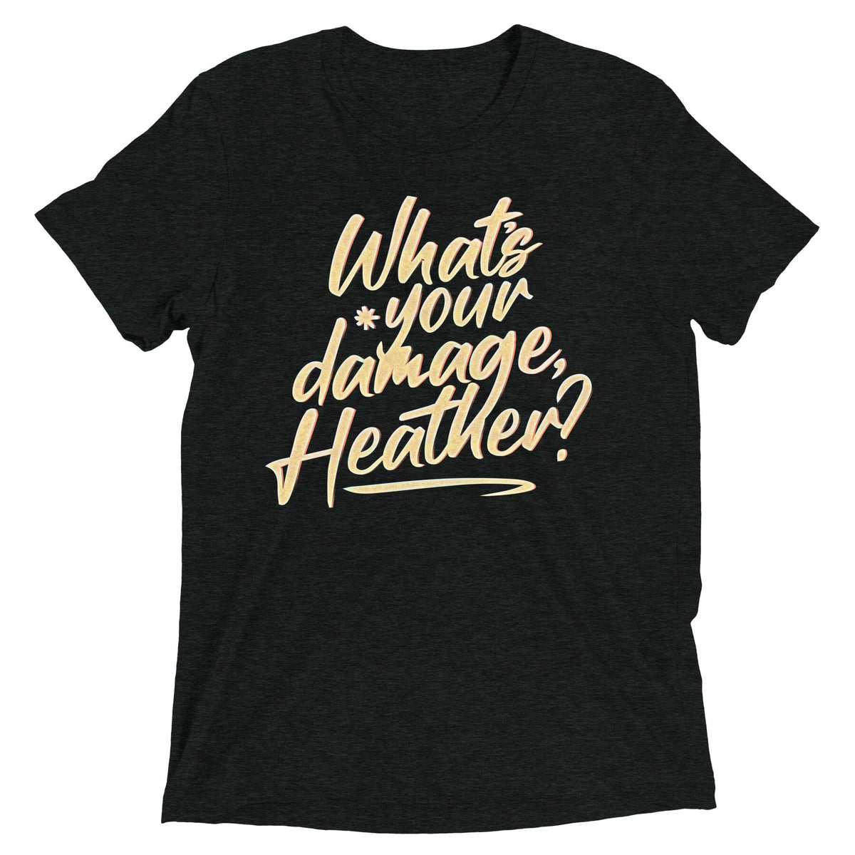 What's Your Damage, Heather? Men's Tri-Blend Tee product image 2