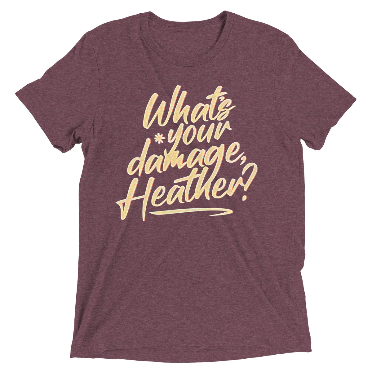What's Your Damage, Heather? Men's Tri-Blend Tee product image 5