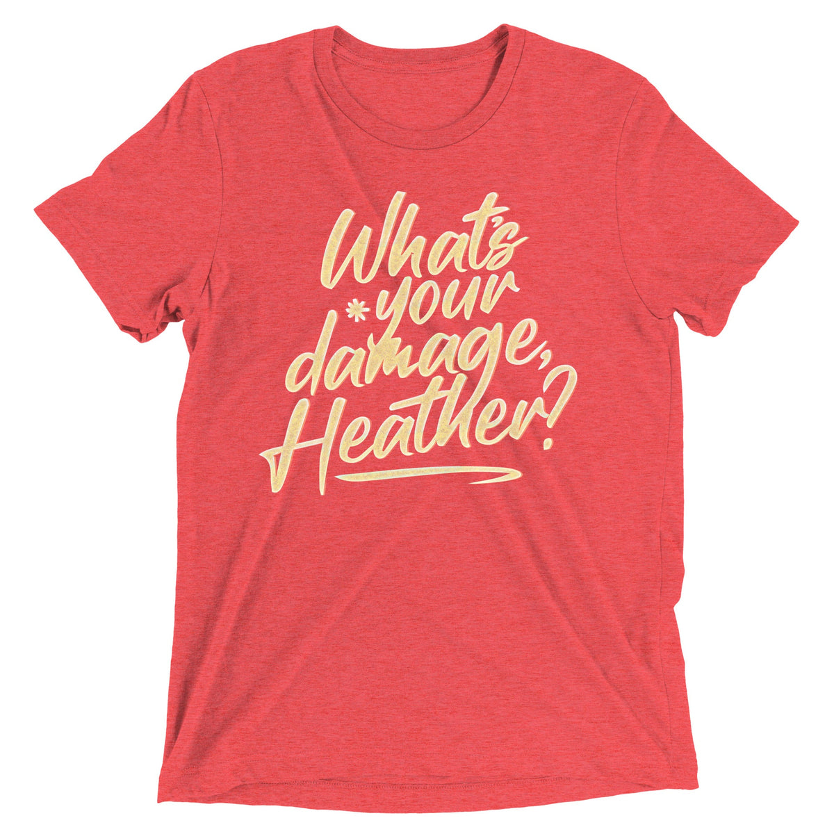 What's Your Damage, Heather? Men's Tri-Blend Tee product image 7