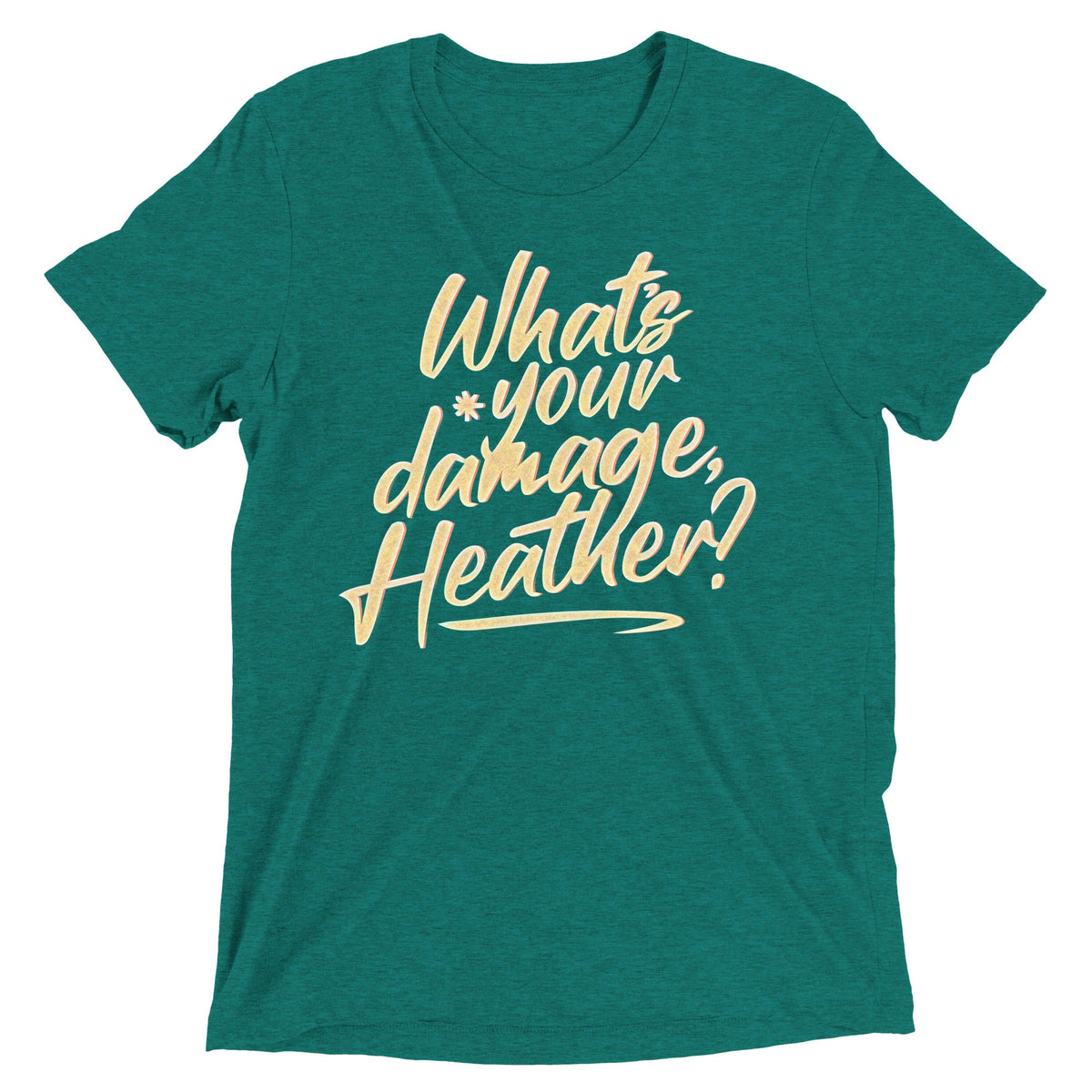 What's Your Damage, Heather? Men's Tri-Blend Tee product image 4