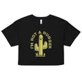 I'm Not A Hugger Women's Crop Tee product image 1