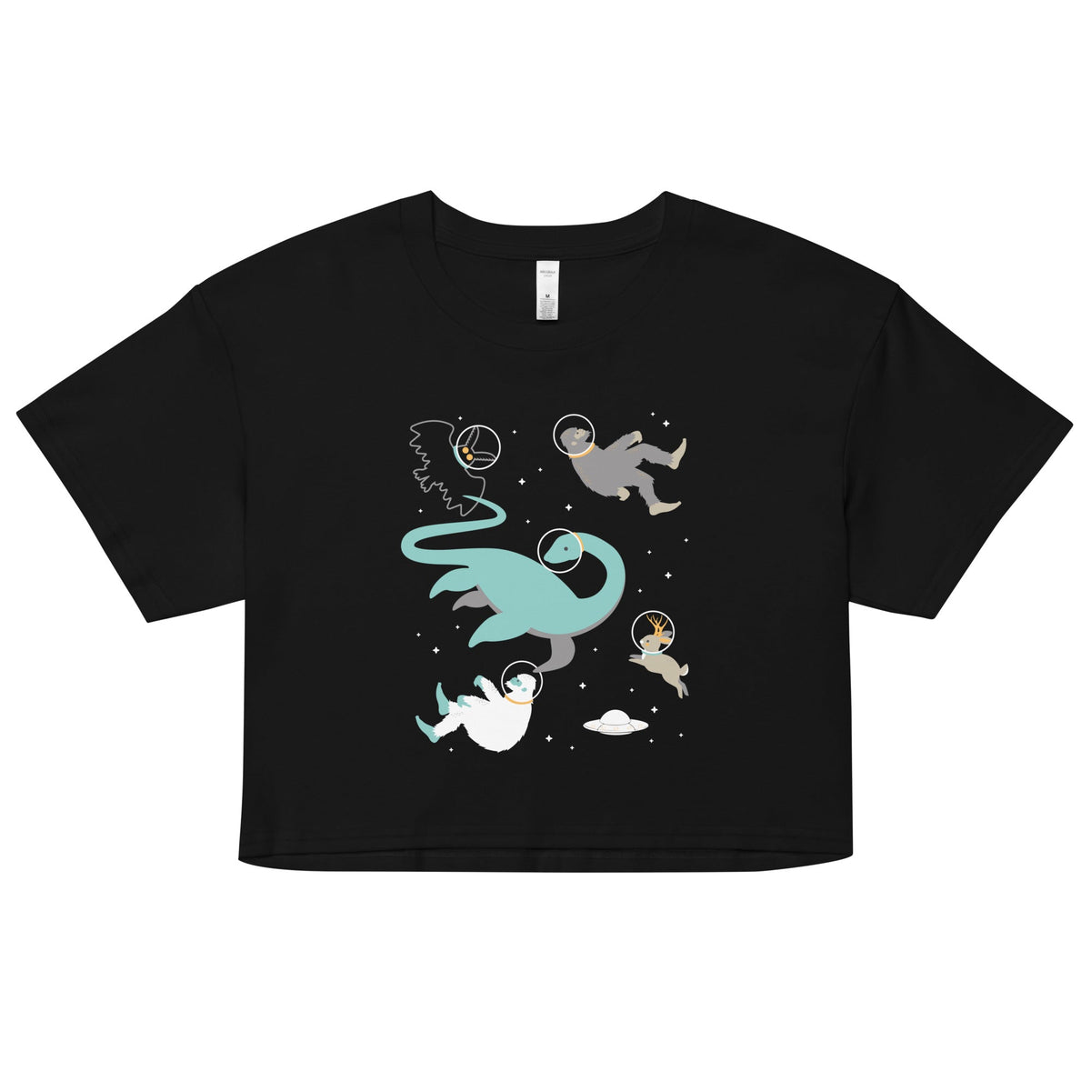 Cryptids In Space Women's Crop Tee product image 1