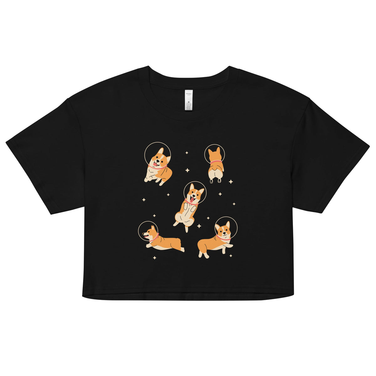 Corgis In Space Women's Crop Tee product image 1