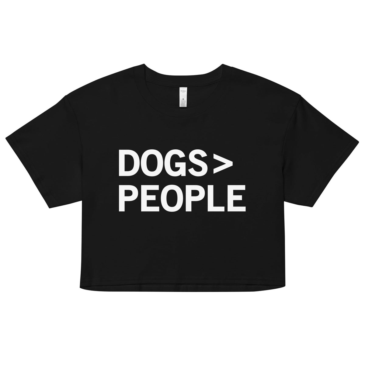 Dogs>People Women's Crop Tee product image 1