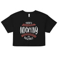 There's No Crying In Baseball Women's Crop Tee product image 1