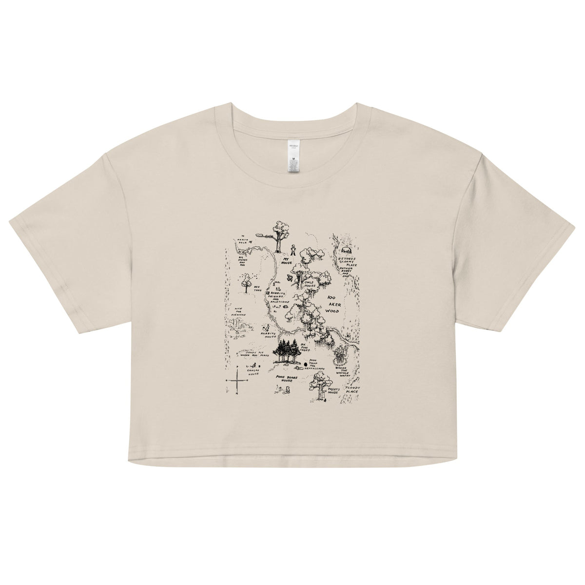 100 Acre Map Women's Crop Tee product image 5