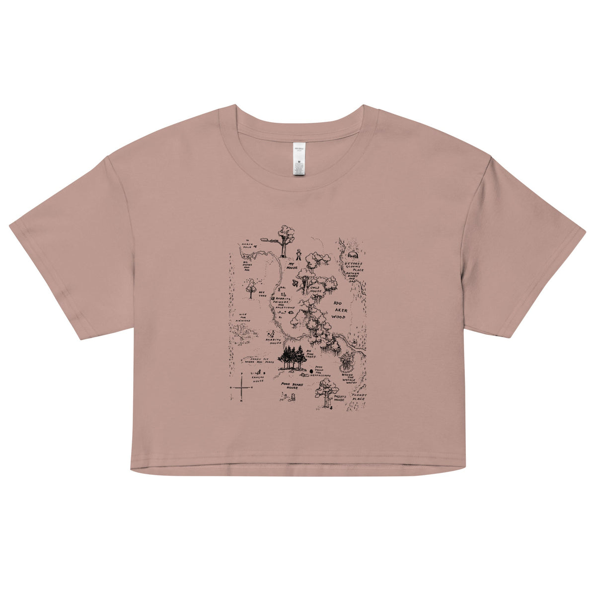 100 Acre Map Women's Crop Tee product image 2