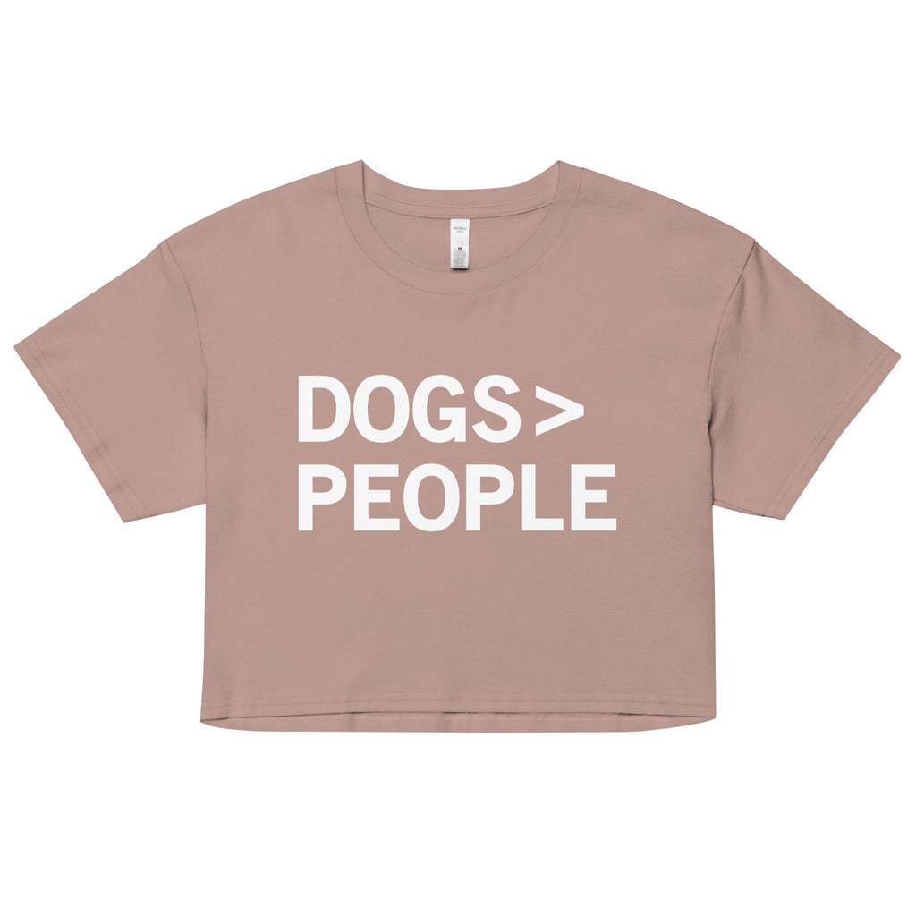 Dogs>People Women's Crop Tee product image 3