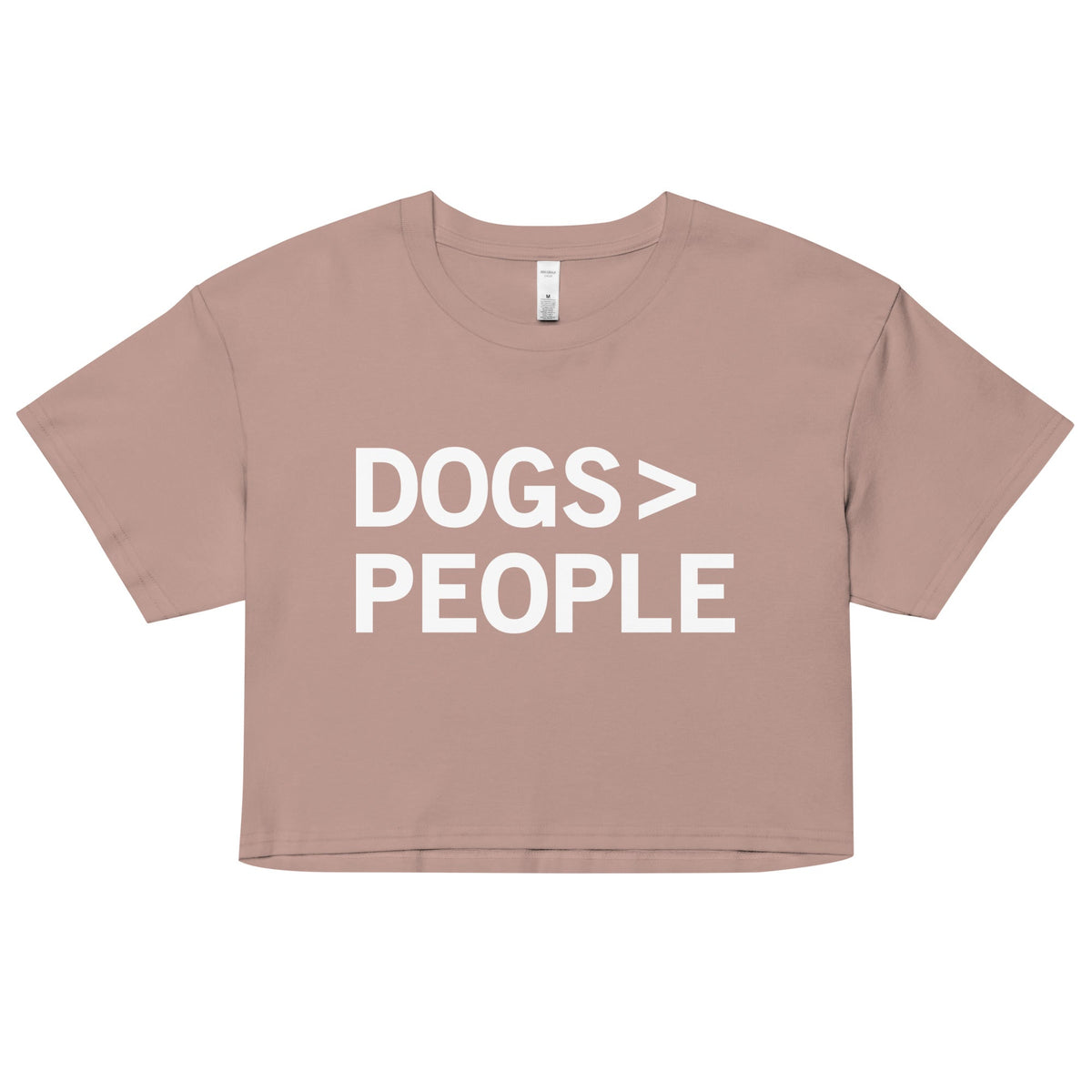 Dogs>People Women's Crop Tee product image 3
