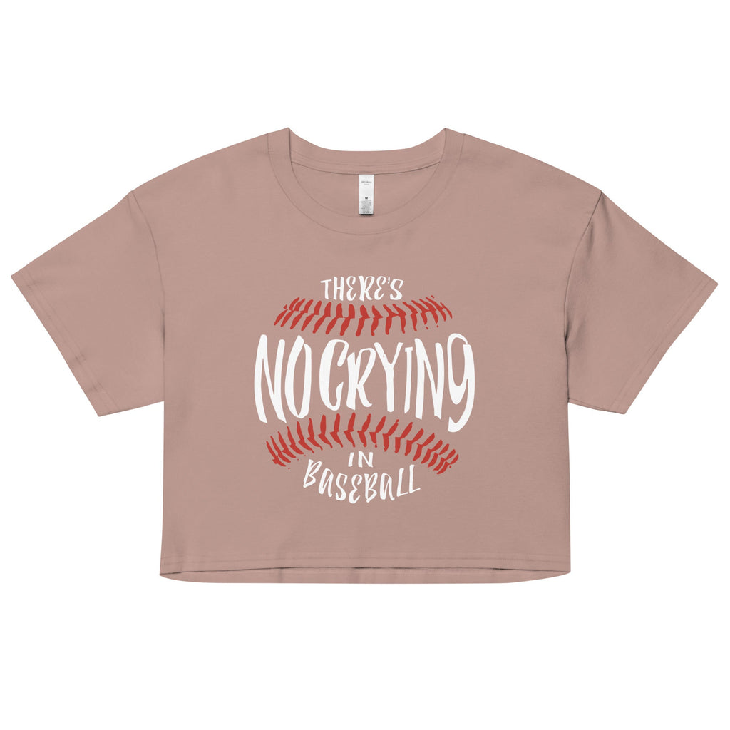 There's No Crying In Baseball Women's Crop Tee product image 3