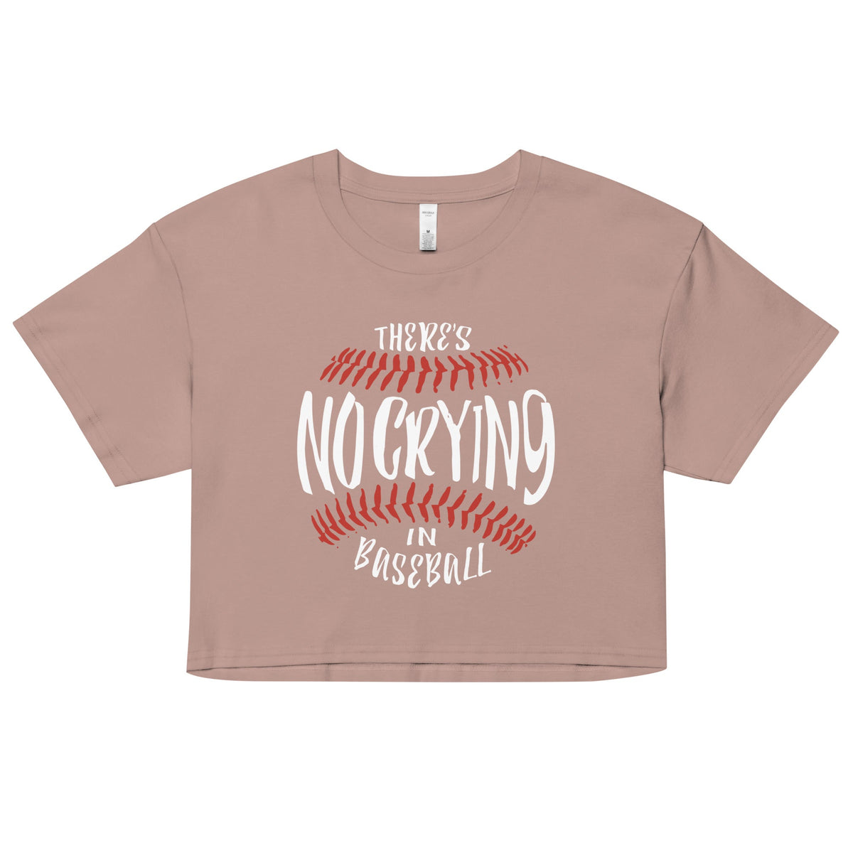 There's No Crying In Baseball Women's Crop Tee product image 3