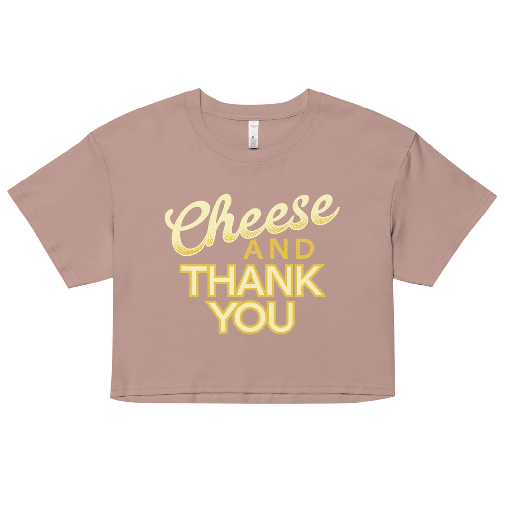 Cheese And Thank You Women's Crop Tee product image 1