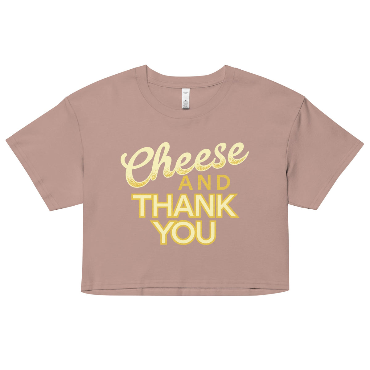 Cheese And Thank You Women's Crop Tee product image 1