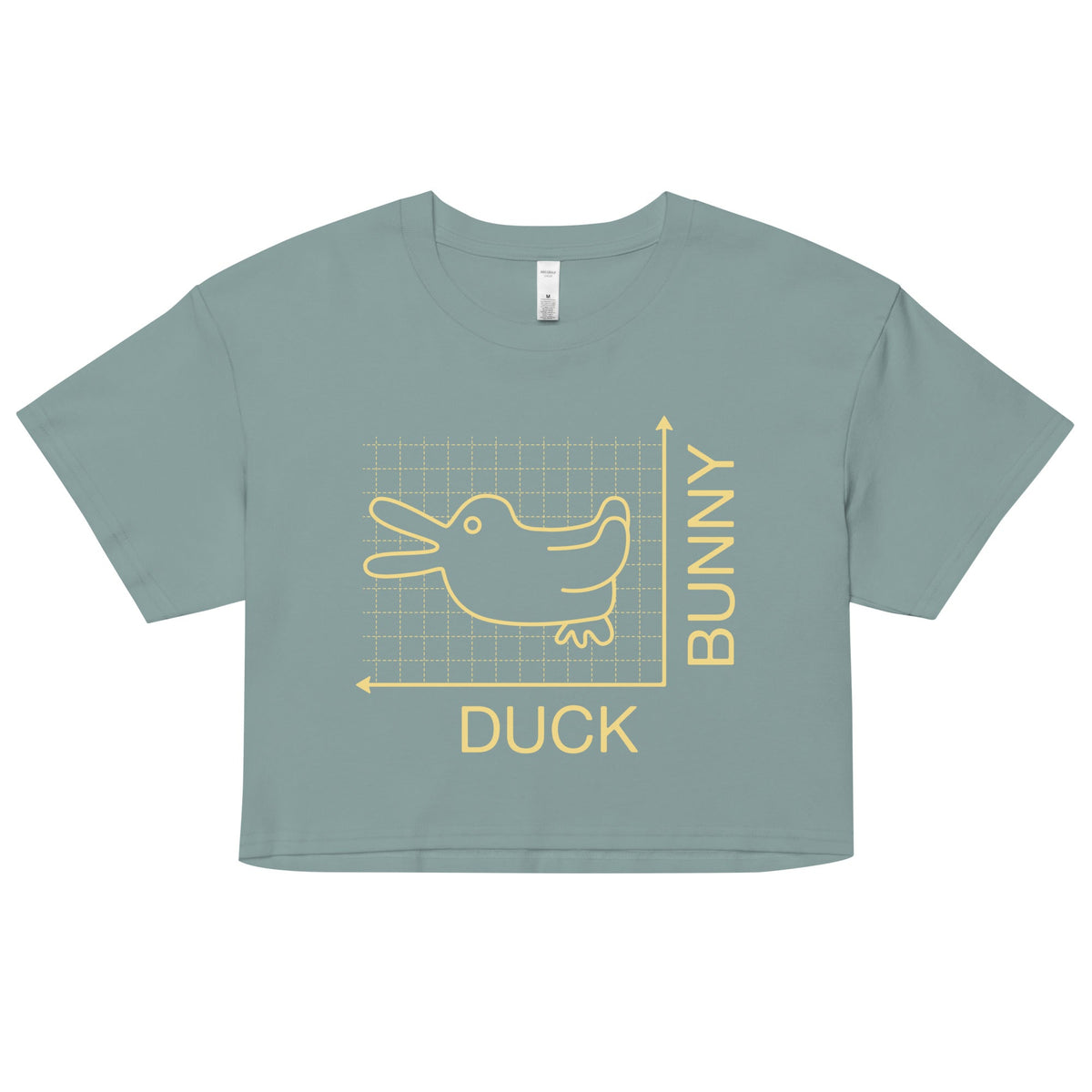 Duck Or Bunny Women's Crop Tee product image 2