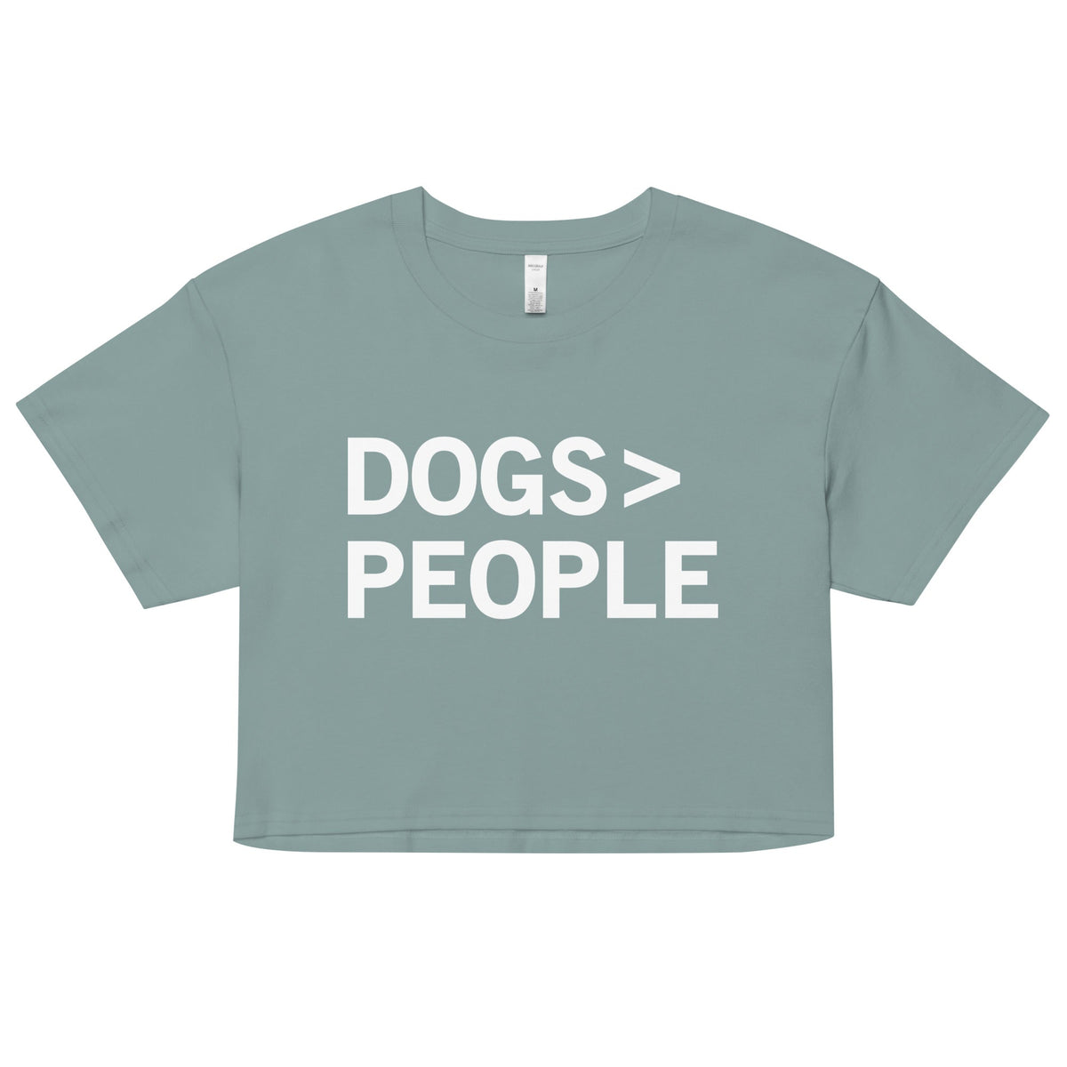 Dogs>People Women's Crop Tee product image 2