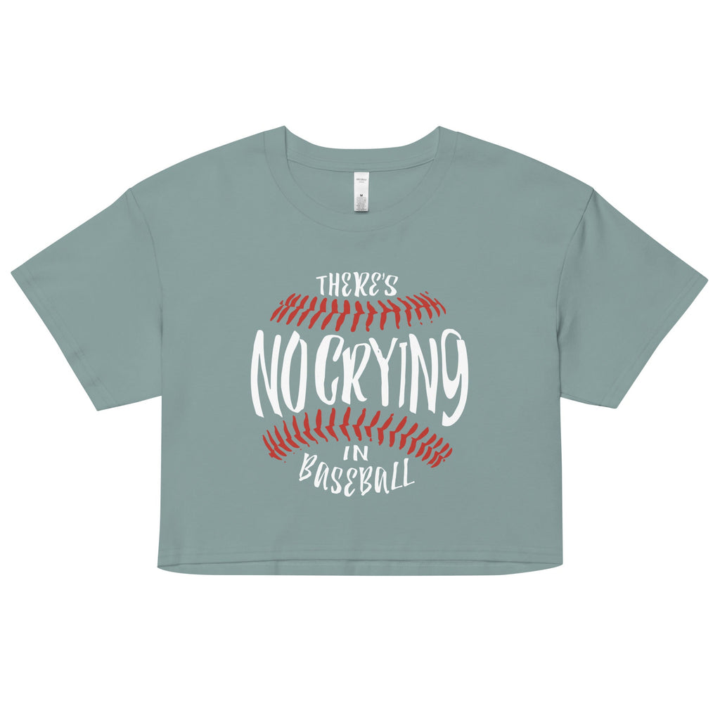There's No Crying In Baseball Women's Crop Tee product image 2