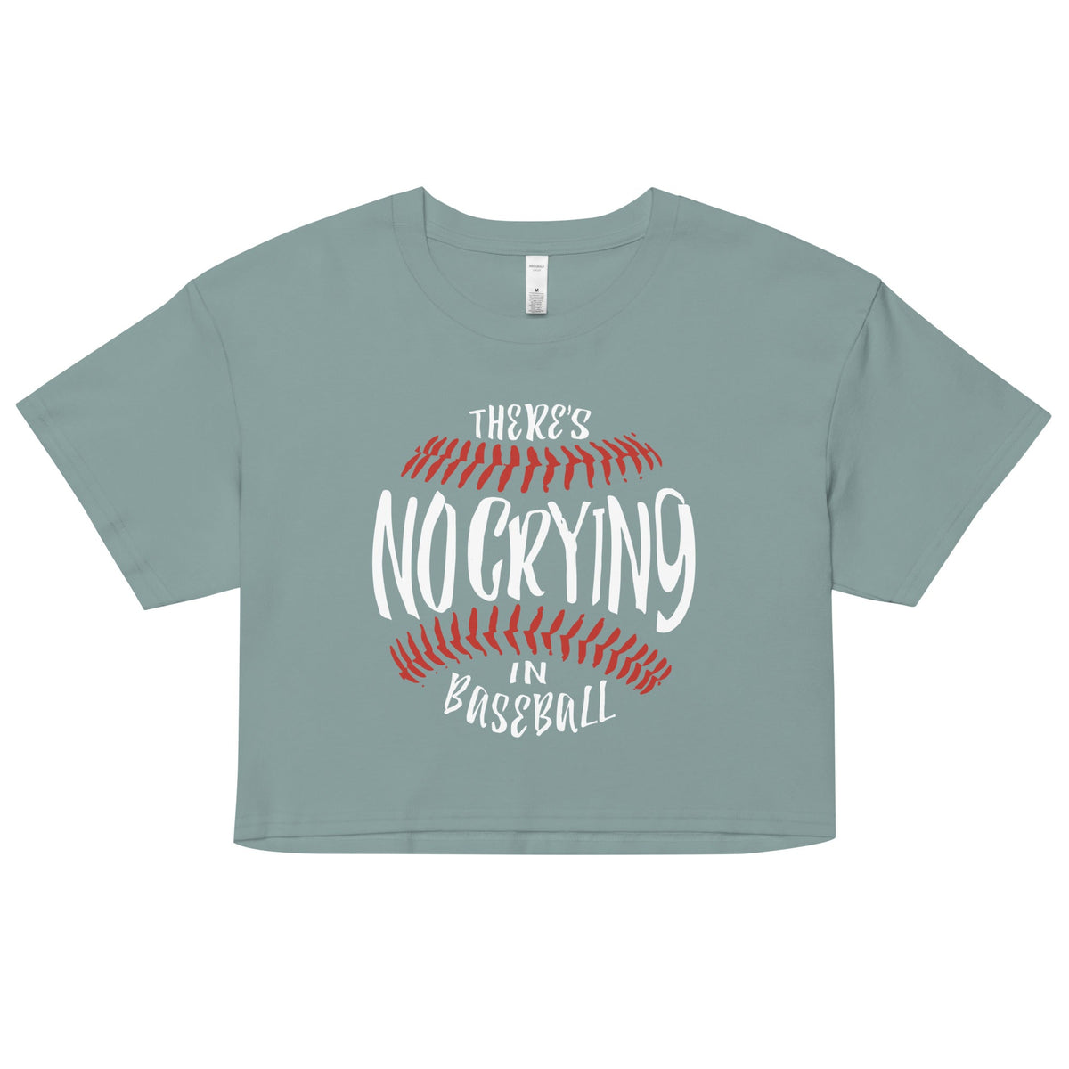 There's No Crying In Baseball Women's Crop Tee product image 2
