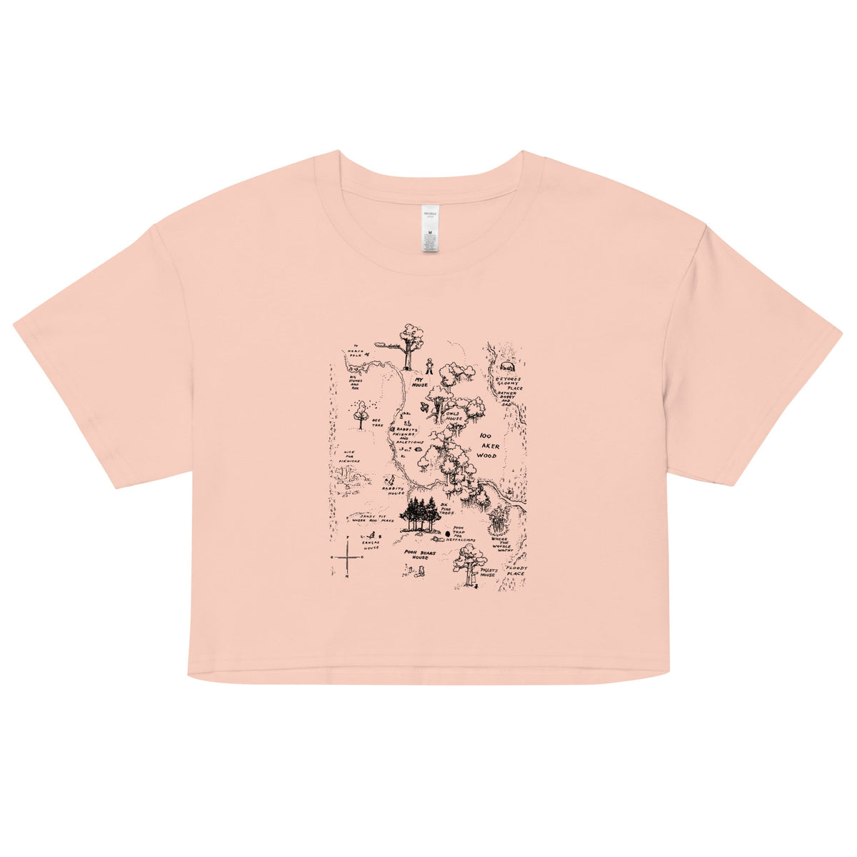 100 Acre Map Women's Crop Tee product image 4