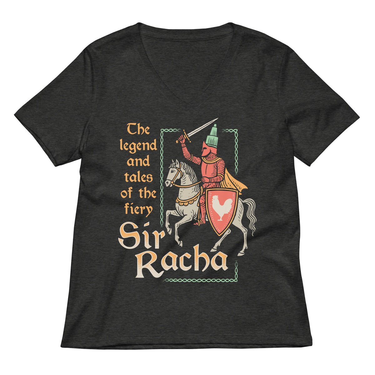 Sir Racha Women's V-Neck Tee product image 1