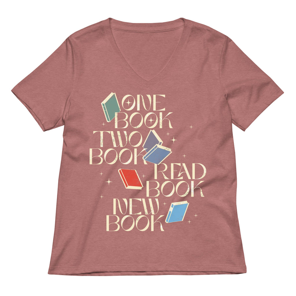 One Book Two Read New Women's V-Neck Tee product image 5