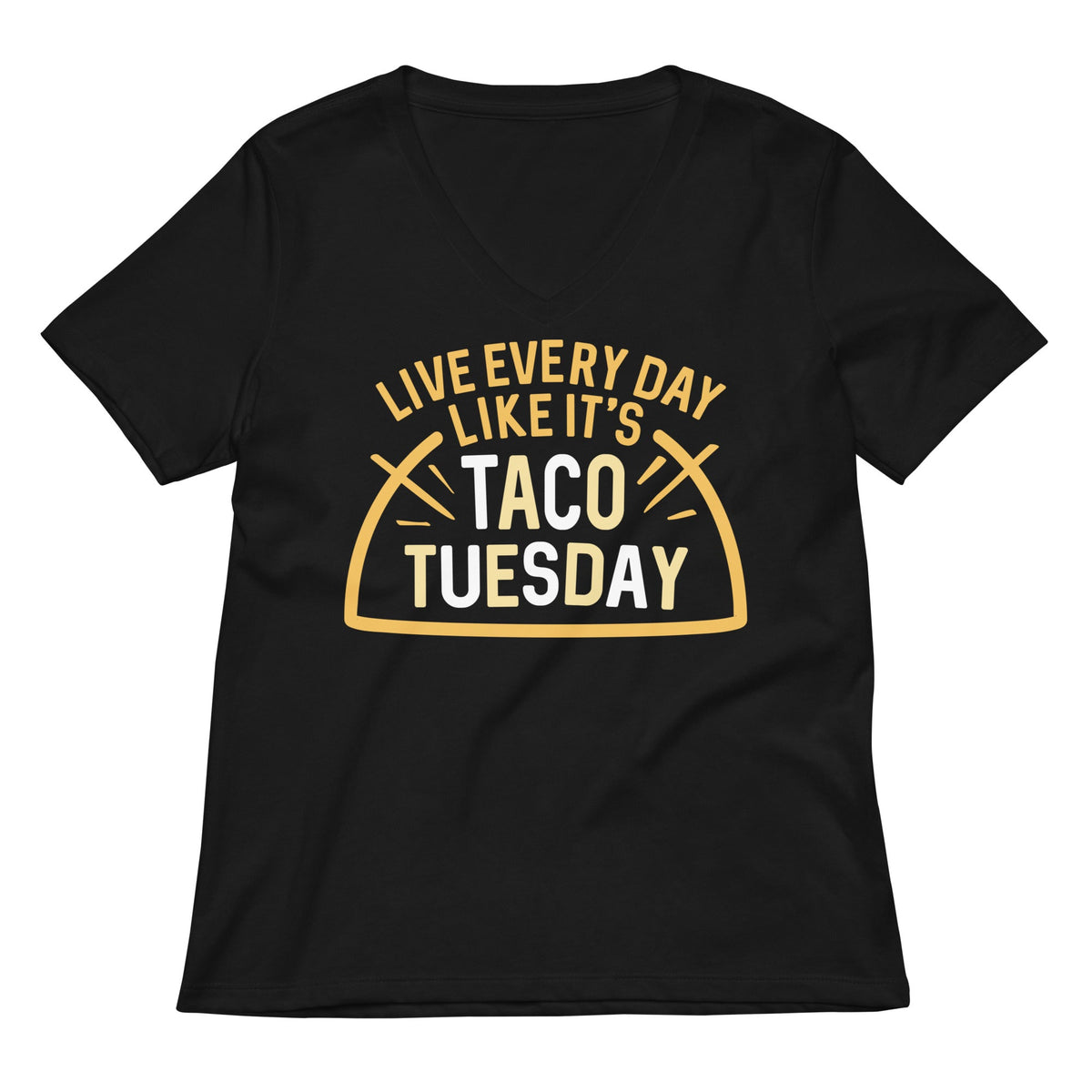 Taco Tuesday Women's V-Neck Tee product image 1