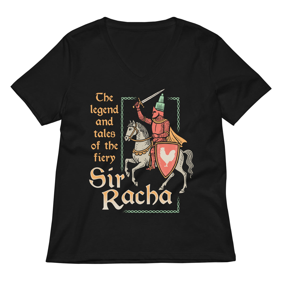 Sir Racha Women's V-Neck Tee product image 2